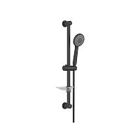 Душевой гарнитур Aquatek AQ2013MB Бетта 3jet 65 см, черный матовый