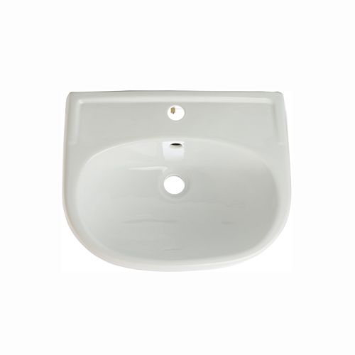 Раковина Sanita Luxe S402501 Комфорт подвесная 47х39 см, белая Раковина Sanita Luxe S402501 Комфорт подвесная 47х39 см, белая