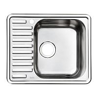 Мойка, нержавеющая сталь, шелк, чаша справа, 585*485, Strit S, IDDIS, STR58SRi77