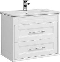 Тумба с раковиной Aquanet 00212668 Бостон, 78х47 см, белая