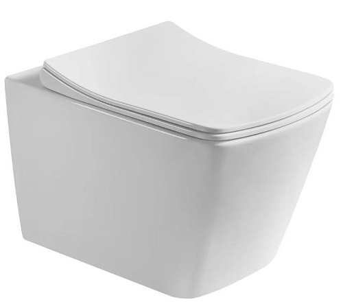 Унитаз подвесной c крышкой/сиденьем Art&Max ART&MAX AM9310CHR/SC купить недорого в интернет-магазине Керамос