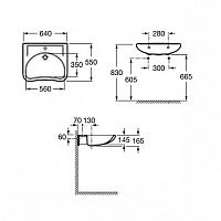 Раковина Roca Access 327230000 Раковина Roca Access 327230000