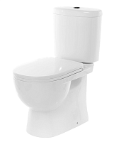 Унитаз-компакт Sanita Luxe ARTSLCC01040622 Art напольный 37х63 см, с сиденьем soft close/clip up, белый (нов. арт. WC.CC/Art/2-DM/WHT.G/S1)