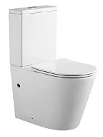 Унитаз напольный Aquatek AQ2904-00 Вега 63х39 см, безободковый, белый