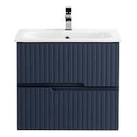 Тумба Cezares DUET-600-2C-SO-GR-P Duet под раковину, графит