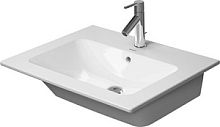 Раковина Duravit 2336630030  ME by Starck для мебели с переливом, с 3 отв. под смеситель, 63x49 см, белая
