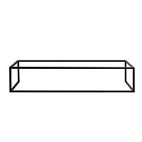 Консоль BelBagno EK-140-ST Etna-Kraft металлическая 140 см под накладные раковины, черный матовый