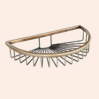 TW Harmony 535, подвесная полочка-решетка полукруглая 27*16*h5, цвет: бронза  (НЕ ПРОИЗВОДИТСЯ!),TWHO535br