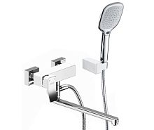 Смеситель для ванны WasserKRAFT ALLER 1060 WHITE 1062LW