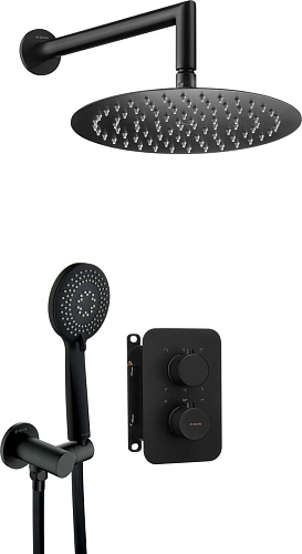 Набор Deante BXYZNEBT Box для душа скрытого монтажа, с термостатическим BOXом, Nero (черный) Набор Deante BXYZNEBT Box для душа скрытого монтажа, с термостатическим BOXом, Nero (черный)