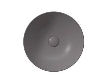 Раковина GSI 903916 Nubes накладная 40х40 см, без отверстия под смеситель/без перелива, Bistro Matte