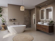 Ванна отдельностоящая акриловая BelBagno  BB701-1700-800-K