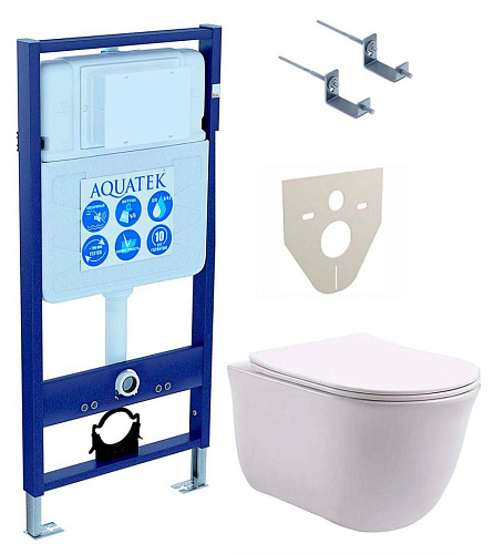 Инсталляция с подвесным унитазом Aquatek КЛАССИК AQUATEK SET AQUATEK КЛАССИК-KKI