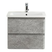 База BelBagno ALBANO-CER-600-2C-SO-CVG под раковину 57х44 см, подвесная, Cemento Verona Grigio (серый цемент) купить недорого в интернет-магазине Керамос