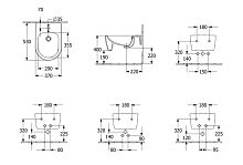 Биде подвесное Villeroy & Boch AG Skyla 44820001