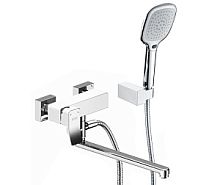 Смеситель WasserKRAFT 1062LWHITE Aller для ванны, комбинированное покрытие