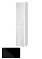 Шкаф-пенал Keuco 34031570002 Royal Reflex высокий 167х35 см, петли справа, черный/черный
