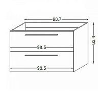 Тумба под раковину Jacob Delafon Line EB487-F26
