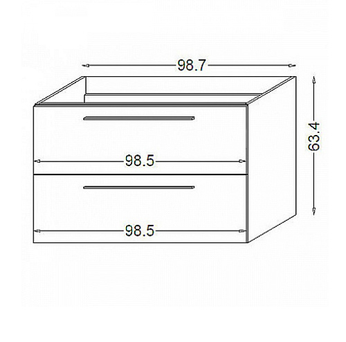 Тумба под раковину Jacob Delafon Line EB487-F26
