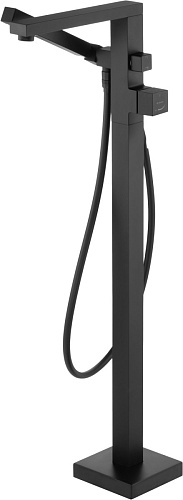 Смеситель Deante BQH_N17M Hiacynt для ванны напольный, с внутренней частью, Nero (черный) Смеситель Deante BQH_N17M Hiacynt для ванны напольный, с внутренней частью, Nero (черный)