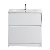 База BelBagno KRAFT-800-2C-PIA-BO под раковину 80х46 см, напольная, Bianco Opaco (белый матовый)