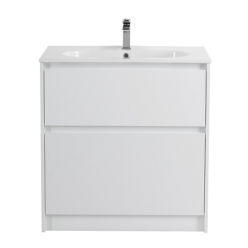 База BelBagno KRAFT-800-2C-PIA-BO под раковину 80х46 см, напольная, Bianco Opaco (белый матовый) купить недорого в интернет-магазине Керамос