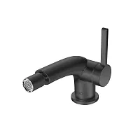 Смеситель Keuco 51509130000 Edition 400 для биде однорычажный, хром черный шлифованный