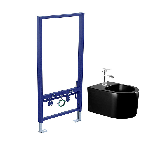 Инсталляция с подвесным унитазом Aquatek Мия SET AQUATEK МИЯ-MB биде Инсталляция с подвесным унитазом Aquatek Мия SET AQUATEK МИЯ-MB биде