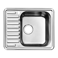 Мойка IDDIS, STR58PRi77 Strit нержавеющая сталь, чаша справа, 58х48 см, полированная сталь