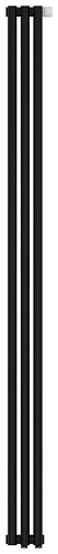 Радиатор Сунержа 31-0322-1803 Эстет-00 отопительный н/ж EU50 1800х135 мм/ 3 секции, матовый черный