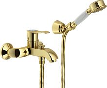 Смеситель Nobili SI98110GDP Sofi для ванны с душевым набором, royal gold