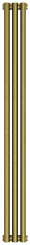 Радиатор Сунержа 05-0331-1203 Эстет-0 отопительный н/ж 1200х135 мм/ 3 секции, состаренная бронза