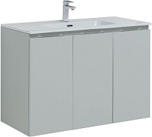 Тумба с раковиной Aquanet 00274012 Алвита New, 101х46 см, серая Тумба с раковиной Aquanet 00274012 Алвита New, 101х46 см, серая