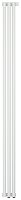 Радиатор Сунержа 12-0311-1803 Эстет-1 отопительный н/ж EU50 правый 1800х135 мм/ 3 секции, белый