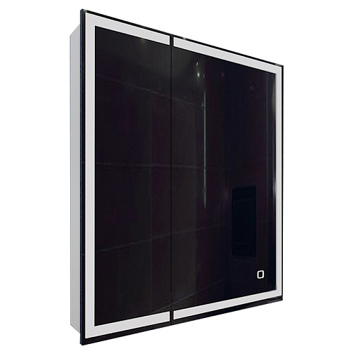 Зеркальный шкаф Azario CS00075843 Minio подвесной, с подсветкой, 70х80 см, белый купить недорого в интернет-магазине Керамос