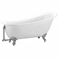 Акриловая ванна BelBagno BB06-1550-CRM, 155х76