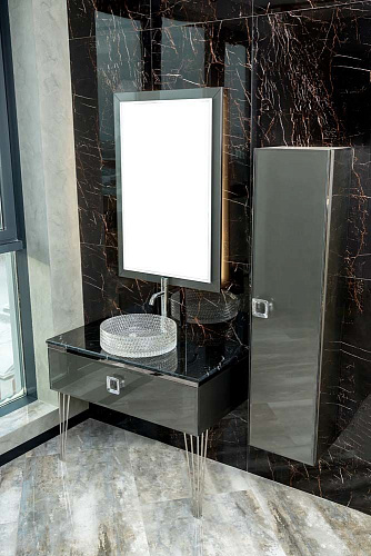 Столешница стекло 80 см Armadi Art LUCIDO 853-080-GR купить недорого в интернет-магазине Керамос Столешница стекло 80 см Armadi Art LUCIDO 853-080-GR купить недорого в интернет-магазине Керамос