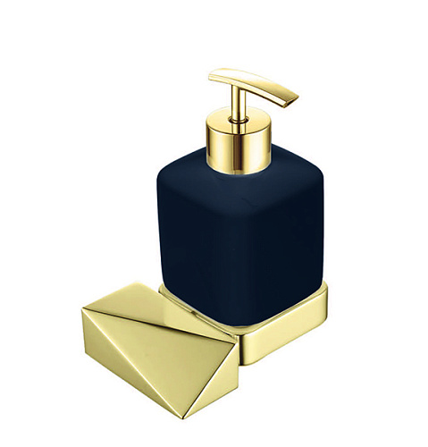 Диспенсер Boheme 10317-G-B New Venturo для жидкого мыла, настенный, золото/черный купить недорого в интернет-магазине Керамос