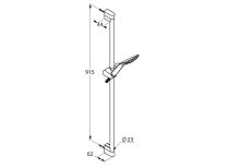 Душевой гарнитур Kludi Fizz 6764091-00