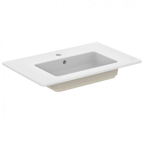Раковина Ideal Standard E053501 Tempo Vanity с 1-м отверстием под смеситель 70х45 см, Euro White (евробелый)