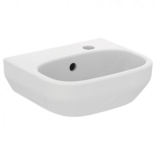 Раковина Ideal Standard T471001 i.life A подвесная 35x30 см, правая версия, Euro White (евробелый) Раковина Ideal Standard T471001 i.life A подвесная 35x30 см, правая версия, Euro White (евробелый)