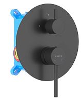 Смеситель Aquatek AQ1346MB Европа  для ванны (внешняя и скрытая часть), черный матовый