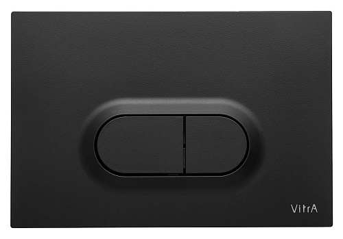 Клавиша смыва Vitra 740-0511 Loop, двойной смыв, матовый черный Клавиша смыва Vitra 740-0511 Loop, двойной смыв, матовый черный