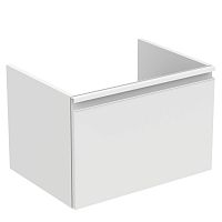 Тумба Ideal Standard T0046OV Tesi для раковины 60х44 см, подвесная, с ящиком, Gloss White (белый глянцевый/ручка - белый матовый) Тумба Ideal Standard T0046OV Tesi для раковины 60х44 см, подвесная, с ящиком, Gloss White (белый глянцевый/ручка - белый матовый)