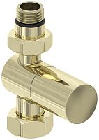 Вентиль Сунержа 020-1401-1234 прямой, (цилиндр) G 1/2" НР х G 3/4" НГ, шампань
