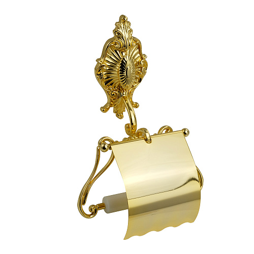 Бумагодержатель Migliore 17058 Elisabetta закрытый (с крышкой), золото купить недорого в интернет-магазине Керамос