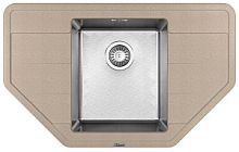 Мойка для кухни Florentina 21.420.C0800.107 Комби 80х50 см, с крылом, песочная