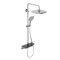 Душевая система с термостатом ABELSBERG Lineara SNS52890CH