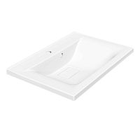 Раковина Vincea VCB-3M650W из искусственного камня, 65х45 см, белая