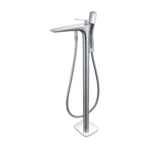 Смеситель Vincea VTF-102CH для ванны, напольный, хром